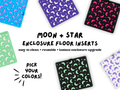 Jumping Spider Enclosure Floor Insert - Stars + Moon Pattern - Spood Society