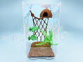 Tropical Coconut Jumping Spider Enclosure Set