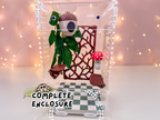 Woodland Whimsy Complete Jumping Spider Enclosure - full setup - Spood Society