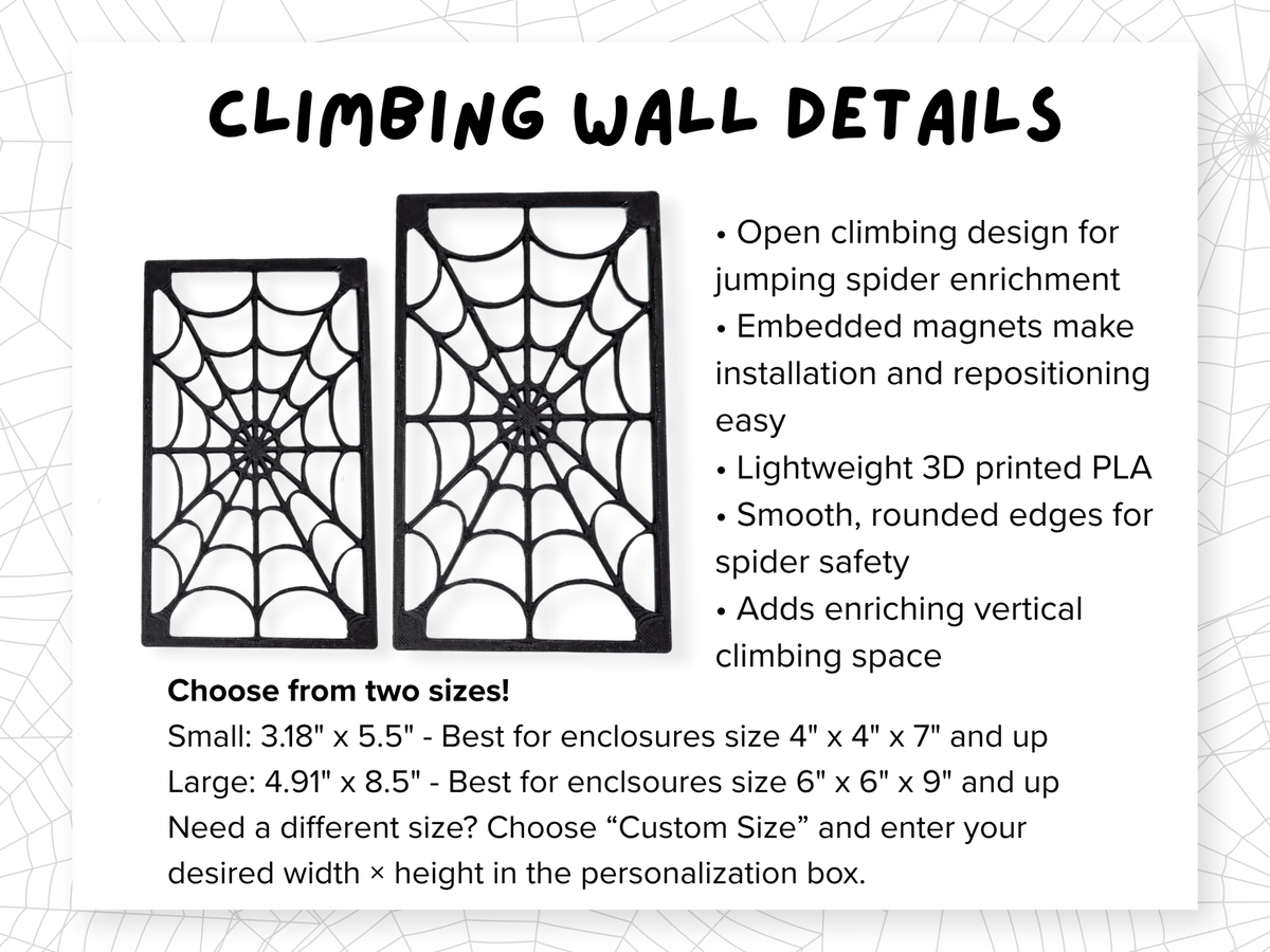 Pretty Little Crypt Jumping Spider Enclosure Set - Spood Society