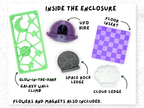 Cosmic Encounter • Glow-in-the-Dark UFO Jumping Spider Enclosure - Spood Society