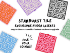 Jumping Spider Enclosure Floor Insert - Starburst Tile - Spood Society