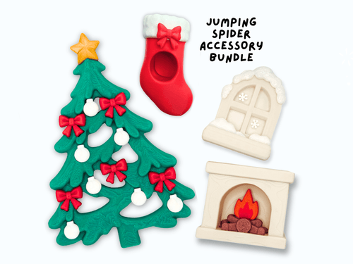 Christmas Jumping Spider Enclosure Accessory Set - Spood Society