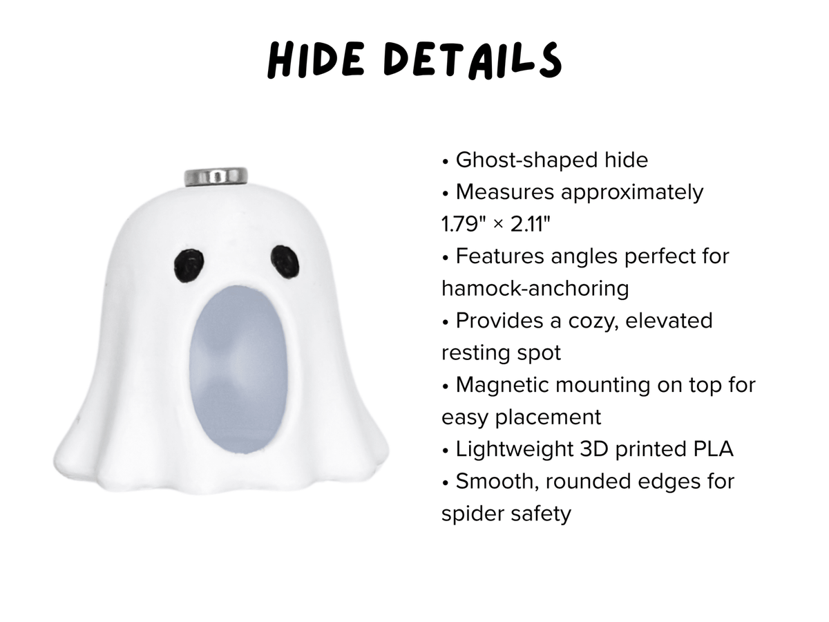 Jumping Spider Magnetic Ghost Hide - Spood Society