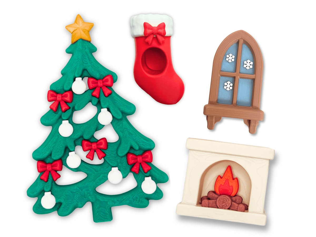 Christmas Jumping Spider Enclosure Accessory Set - Spood Society