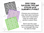 Jumping Spider Enclosure Floor Insert - Starburst Tile - Spood Society