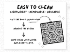 Jumping Spider Enclosure Floor Insert - Starburst Tile - Spood Society