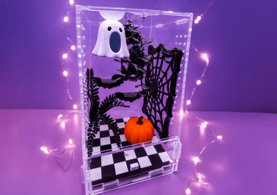 Haunted Halloween • Complete Jumping Spider Enclosure - Spood Society