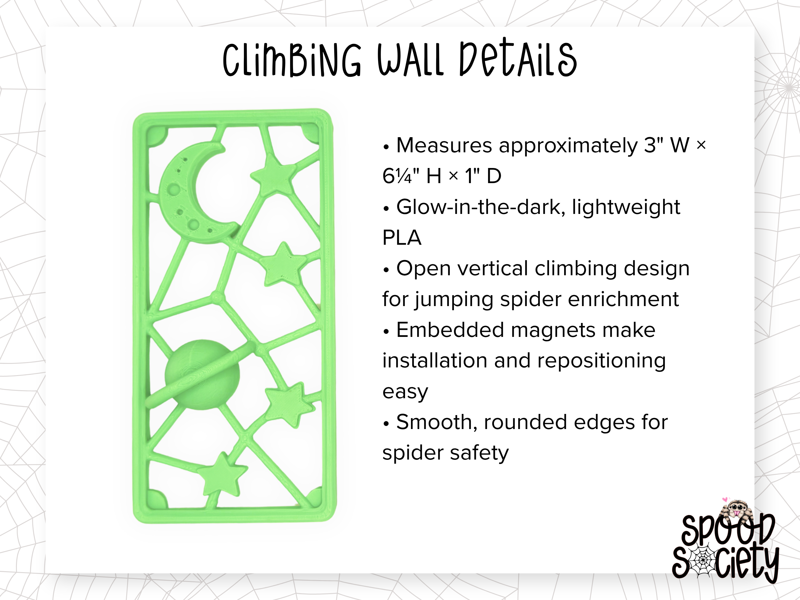 Cosmic Encounter • Glow-in-the-Dark UFO Jumping Spider Enclosure